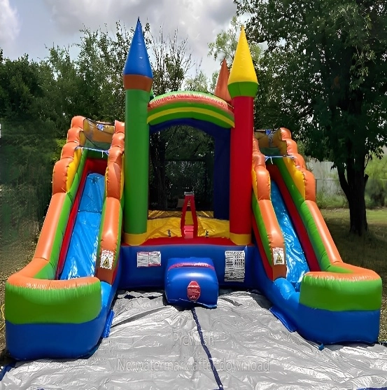 Double Slides (Dry) — bounce house rental in San Angelo, TX